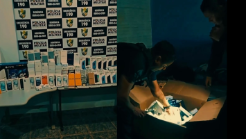 Três pessoas são presas suspeitas de invadir loja de eletrônicos e furtar celulares em MT