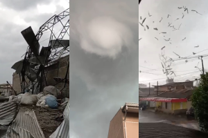 Vento de tornado que atingiu São José dos Pinhais alcançou 180 km/h e é classificado como F2, diz Simepar